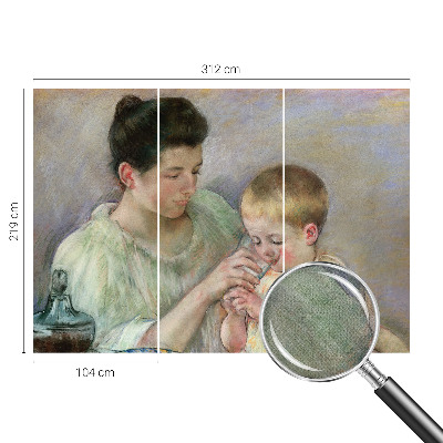 Selbstklebende Fototapete mit dem Motiv „Elterliche Fürsorge“