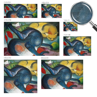 Selbstklebende Fototapete für die Wand mit Katzenmotiv