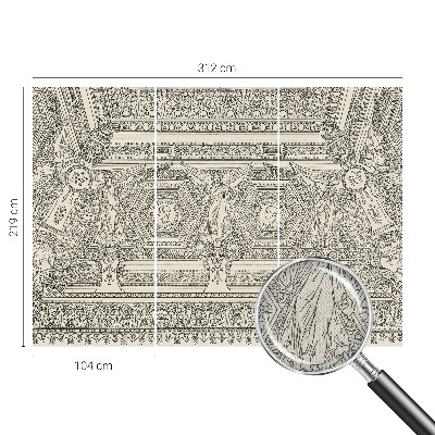 Fototapete in 3D-Optik Klassischer Schmuck