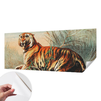 Fototapete nach Maß mit einem naturgetreuen Tigermotiv