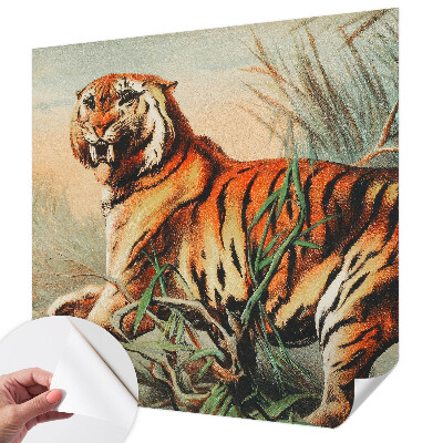 Fototapete nach Maß mit einem naturgetreuen Tigermotiv