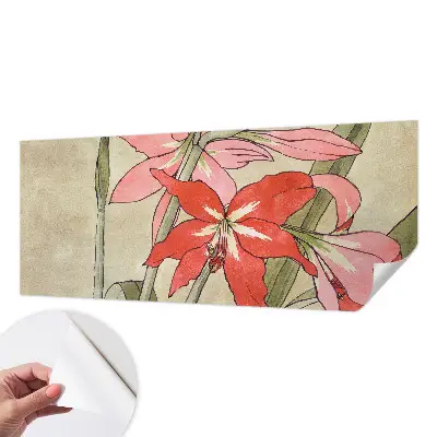 Moderne Fototapete nach Maß mit Motiv aus Taglilienblüten