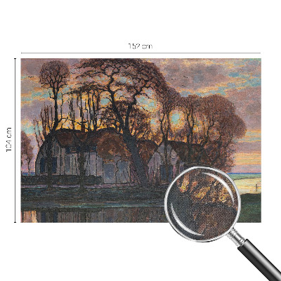 Motivtapete fürs Wohnzimmer Abendlandschaft