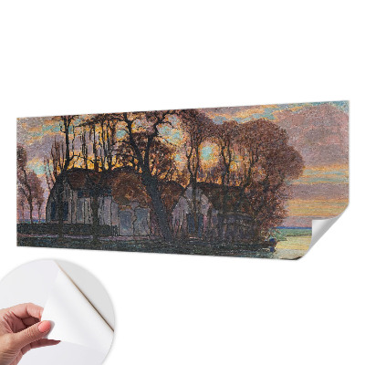 Motivtapete fürs Wohnzimmer Abendlandschaft