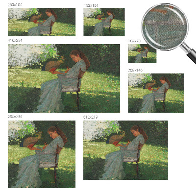 Selbstklebende Fototapete für die Wand mit dem Motiv „Sommerharmonie“