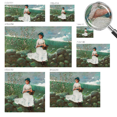 Selbstklebende Fototapete fürs Schlafzimmer Blumenfrieden