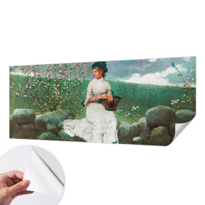 Selbstklebende Fototapete fürs Schlafzimmer Blumenfrieden