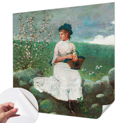 Selbstklebende Fototapete fürs Schlafzimmer Blumenfrieden