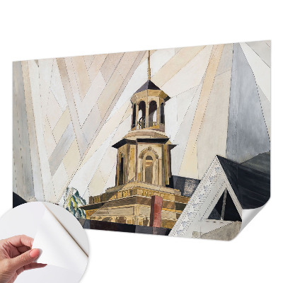 92D-Fototapete mit architektonischem Turmmotiv