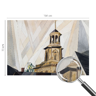 92D-Fototapete mit architektonischem Turmmotiv