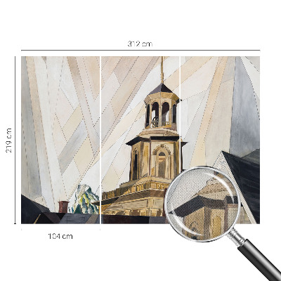 92D-Fototapete Architektonischer Turm