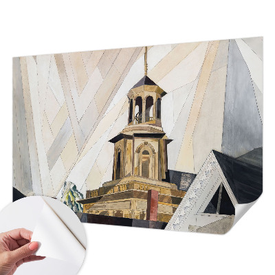 92D-Fototapete mit architektonischem Turmmotiv