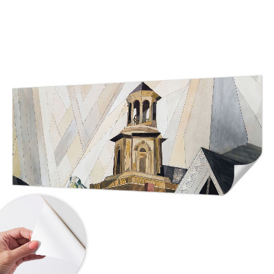 92D-Fototapete mit architektonischem Turmmotiv
