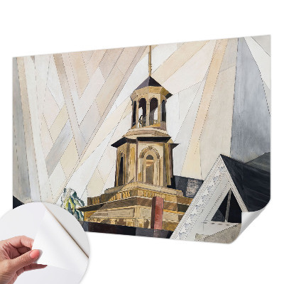 92D-Fototapete mit architektonischem Turmmotiv