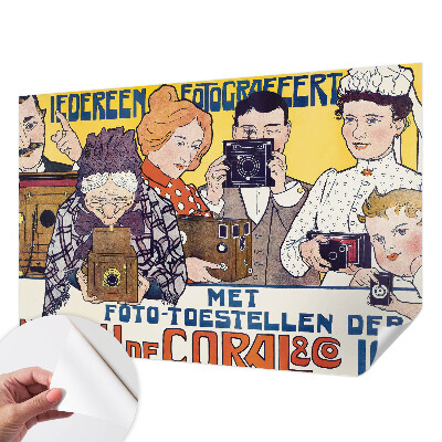 Selbstklebende Fototapete fürs Kinderzimmer mit Foto-Motiv für Fotografiebegeisterte