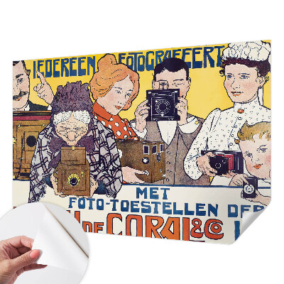 Selbstklebende Fototapete fürs Kinderzimmer mit Foto-Motiv für Fotografiebegeisterte