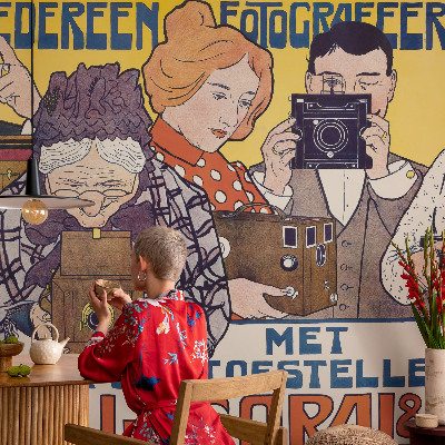 Selbstklebende Fototapete fürs Kinderzimmer mit Foto-Motiv für Fotografiebegeisterte