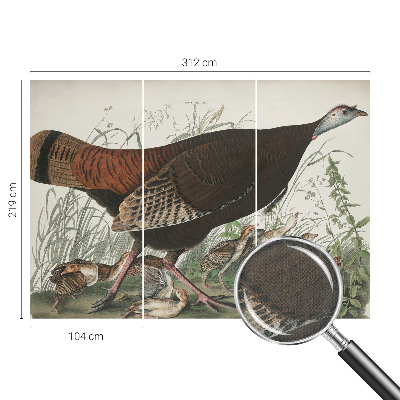 Fototapete in 3D-Optik Natürliche Harmonie