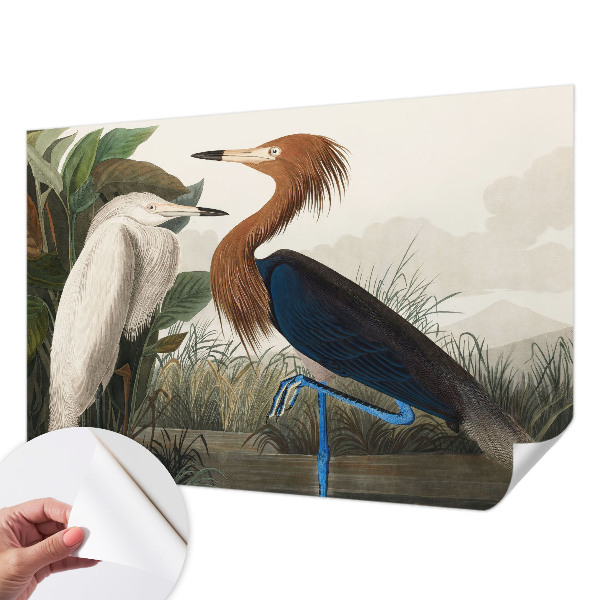 Fototapete nach Maß Vögel in Pflanzen