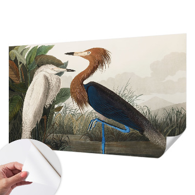 Fototapete nach Maß Vögel in Pflanzen