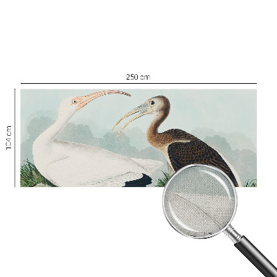 92D-Fototapete fürs Schlafzimmer mit einem Vogelpaar als Motiv