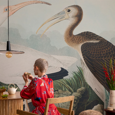 92D-Fototapete fürs Schlafzimmer Vogelpaar