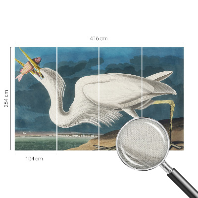 97D-Fototapete z mit einem Vogel, der einen Fisch hält