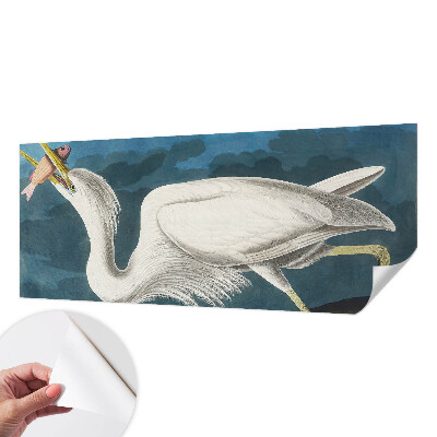 97D-Fototapete Vogel mit Fisch