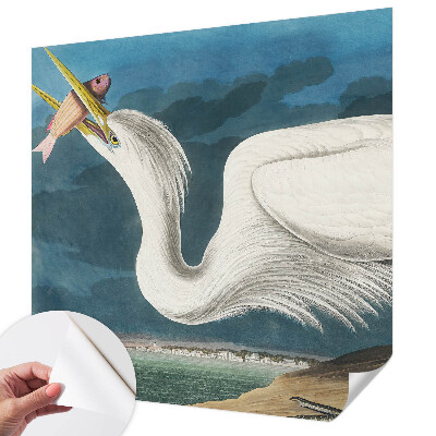 97D-Fototapete z mit einem Vogel, der einen Fisch hält