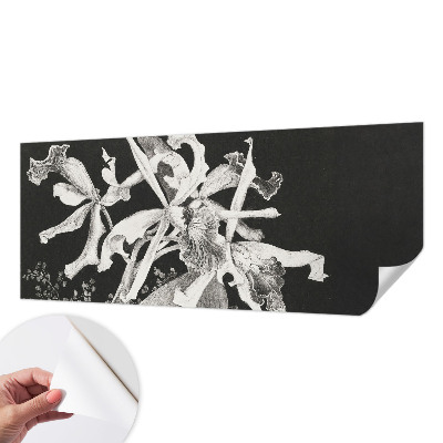 Vintage tapete Orchideenillustration