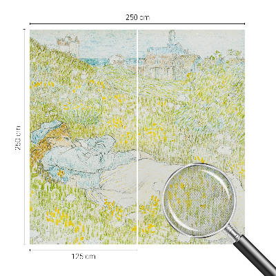 Fototapete in 3D-Optik mit dem Motiv „Frühlingserholung“