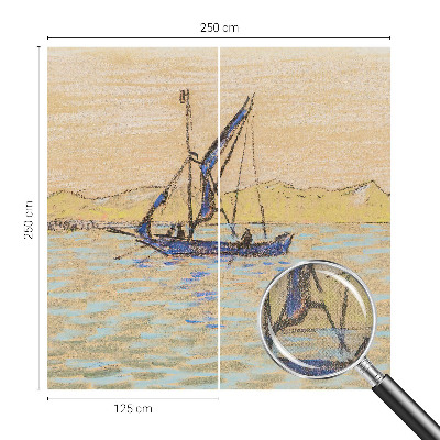 97D-Fototapete fürs Wohnzimmer Meer des Friedens