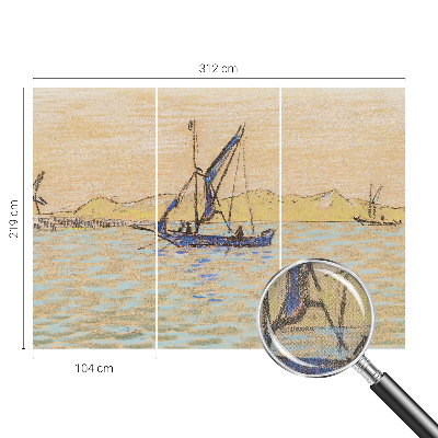 97D-Fototapete fürs Wohnzimmer Meer des Friedens