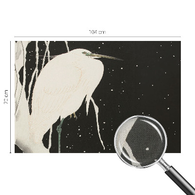 Selbstklebende Fototapete mit Wintervogel-Motiv