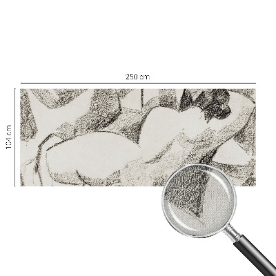 Selbstklebende Fototapete fürs Wohnzimmer Eine lügnerische Figur