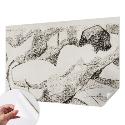 Selbstklebende Fototapete fürs Wohnzimmer Eine lügnerische Figur