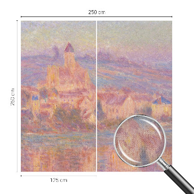 Selbstklebende Fototapete fürs Schlafzimmer Eine charmante Stadt