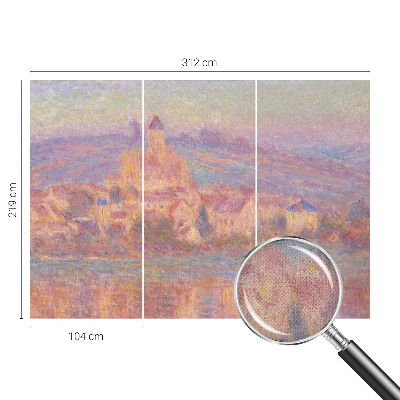 Selbstklebende Fototapete fürs Schlafzimmer Eine charmante Stadt