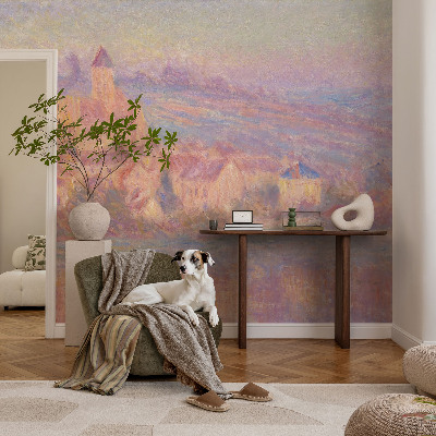 Selbstklebende Fototapete fürs Schlafzimmer mit einem charmanten Stadtmotiv