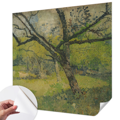 93D-Fototapete fürs Schlafzimmer mit einer grünen Landschaft