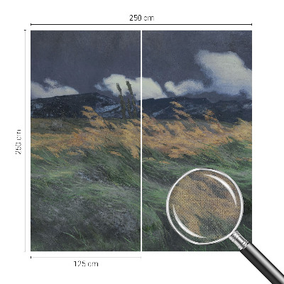 Motivtapete nach Maß Verwehtes Gras