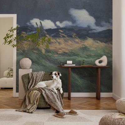 Motivtapete nach Maß Verwehtes Gras