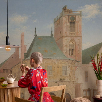 Motivtapete fürs Wohnzimmer Historisches Rathaus