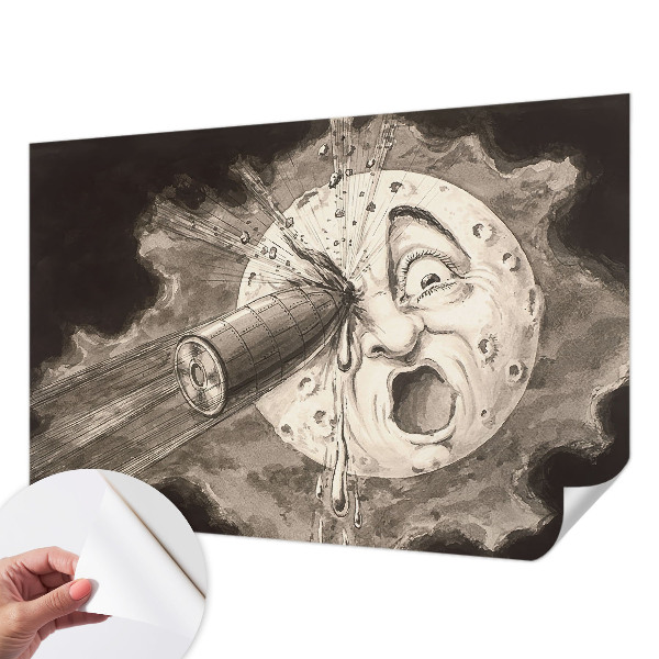 Selbstklebende Fototapete für die Wand Kosmische Kollision