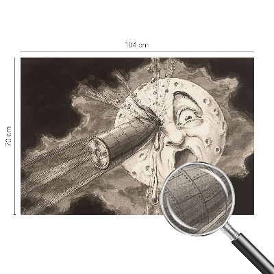 Selbstklebende Fototapete für die Wand Kosmische Kollision