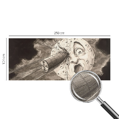 Selbstklebende Fototapete für die Wand Kosmische Kollision