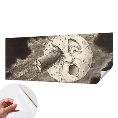 Selbstklebende Fototapete für die Wand mit Motiv einer kosmischen Kollision