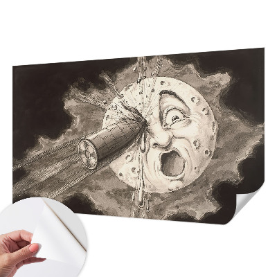 Selbstklebende Fototapete für die Wand mit Motiv einer kosmischen Kollision