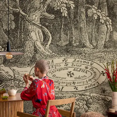 Selbstklebende Fototapete fürs Wohnzimmer mit Motiv 