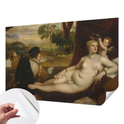 Selbstklebende Fototapete fürs Schlafzimmer Entspannende Szene